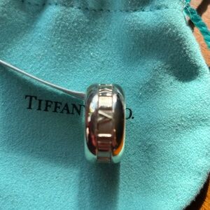 Tiffany & Co. Silver Atlas Band Ring